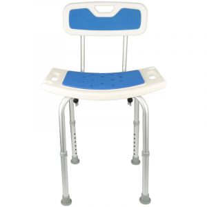 Hofuton Chaise de Douche pour Personnes Âgées, Tabouret de Douche Médical, Siège de Douche Adulte, Chaise Baignoire Antidérapant, Tabouret de Douche