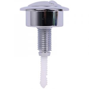 Bouton chasse d'eau argent, wc bouton poussoir, wc chasse d'eau poussoir double, pour chasse d'eau WC