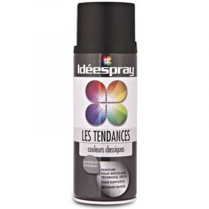 Bombe de peinture - ADEA - Sinto Tend - Noir mat - 400 ml - 0.418 kg