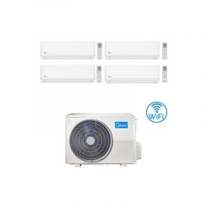 Climatiseur Midea Evolution WiFi R32 Quadri Split 9000 + 9000 + 9000 + 9000 BTU avec U.E. ONDULEUR M4OE-28HFN8-Q Classe A++/A+