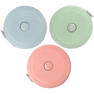 3 Pièces Metre Ruban Couture, 2m Metre Couture Souple Ruban à Mesurer Rétractable Pour Regime Couture Tailleur Couturiere