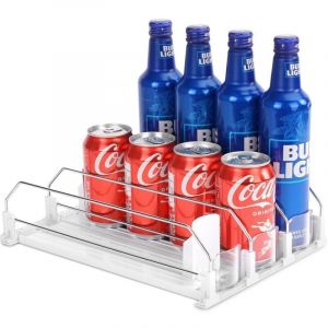 Automatique Rangement Canette Frigo Organisateur Canette De Bi&egrave;re Soda Boisson Pour R&eacute;frig&eacute;rateur Cuisine Armoire Garde-Manger 12 Crit&egrave;res 330ML