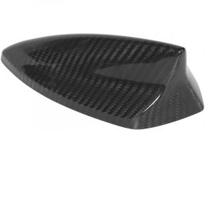 Eosnow Cache d'antenne de toit en fibre de carbone, garniture décorative aileron de requin, compatible avec Cadillac CT6 XT4 XT5 XTS