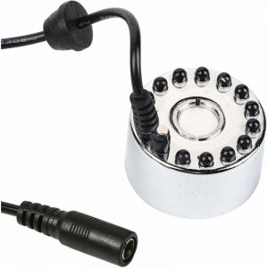 Lablanc - Brumisateur, changeant ultrasonique brumisateur Fontaine d'eau étang atomiseur humidificateur d'air 12 led 24 v Couleur(Three-Color