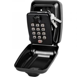 Boite a Clefs Murale Grande Bo&icirc;te &agrave; Cl&eacute; S&eacute;curis&eacute;e Etanche Bo&icirc;te &agrave; Clef Ext&eacute;rieur avec 12 Code Antirouille R&eacute;sistant aux Intemp&eacute;ries Cofre Fort a cle