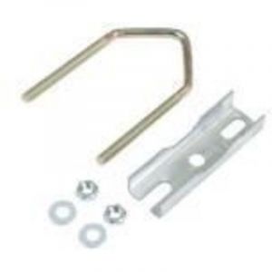 Bride pour mat d'antenne - OPTEX - 8 mm - Couleur noire - Pontets inclus - Fixation s&eacute;curis&eacute;e