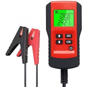 Testeur de batterie de voiture Testeur de batterie Testeur de tension de la batterie de voiture 12V CCA Instrument de test de résistance interne du