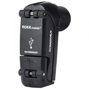 Scanstrut - Rokk Charge+ - Prise double usb-a &eacute;tanche &agrave; charge rapide, pour camping-car, van am&eacute;nag&eacute;
