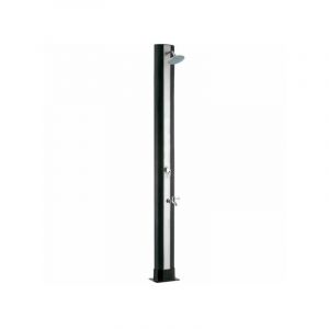 Douche piscine - Douche solaire en PVC - Droite - 35 L avec rince-pieds