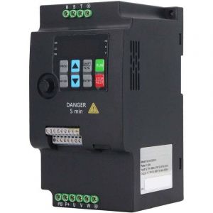 5.5KW VFD Entra&icirc;Nement &agrave; Fr&eacute;Quence Variable Inverseur de Fr&eacute;Quence Triphas&eacute; AC 380V &agrave; AC 0‑380V Inverseur de Commande de Moteur Convertisseur de