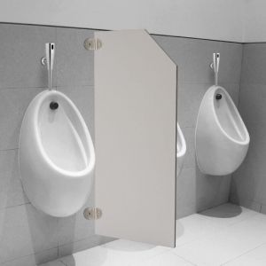 Senderpick - Cloison de séparation pour urinoir 40 x 90 cm, cloison inclinée pour urinoir, cloison de séparation pour salle de bains, cloison murale