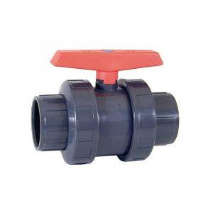 Suinga - Vanne pvc 40. Vanne double union pvc à coller 40 ff. Robinet à boisseau sphérique, ø 40 mm, en pvc, à coller