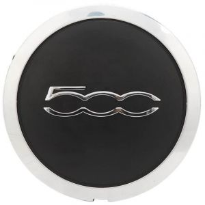 Couvercle du centre du moyeu - - Enjoliveurs de roues chrom&eacute;s - Applicable &agrave; la FIAT 500 2012-2022