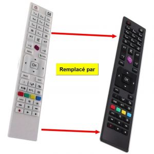 ESSENTIEL B, TELECOMMANDE TV RC4876 BLANCHE remplac&eacute;e par noire