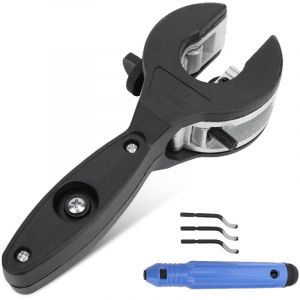 Coupe-tuyau en cuivre, coupe-tube (6-23 mm), coupe-tuyau en alliage de zinc robuste &agrave; cliquet coupe-tube en cuivre pour tuyaux en cuivre et pvc