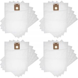 20x Sacs compatible avec Nilfisk gd 111, Family De Luxe, gd 2000, gd 1010 aspirateur - microfibre non tiss&eacute;e, 42,5cm x 27cm blanc - Vhbw
