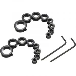 3-16mm Foret Profondeur But&eacute;e Anneau Anneau Positionneur Anneau Positionneur Positionneur Durable Foret &Agrave; Bois avec Cl&eacute; Hexagonale (16 PCS Profondeur