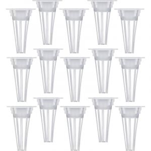 Memkey - 50 Pièces Pot Panier Hydroponique, Hydroponie Ensembles de Panier Plante Bassin de Remplacement, sans Sol Panier de Culture en Plastique