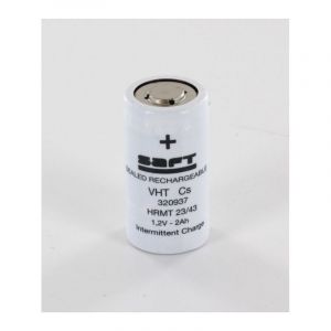 Exalium Premium - Accu Arts 1.2V 1.6Ah VHTCs NiCd hrmt 23/43 avec cosses à souder opposées