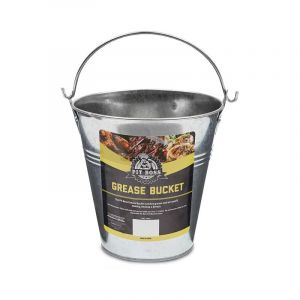 Seau récupérateur de graisse Pit Boss - Argent