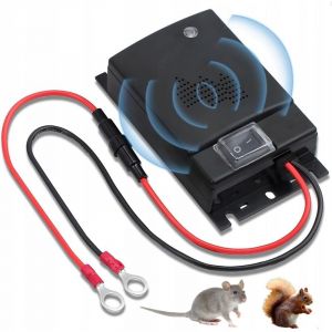 Repeller Anti-Martres,Anti Martre Voiture,Ultrason D&eacute;fense Contre Les fouines pour Voiture,Repulsif Fouine pour Voiture,Repulsif Ultrason Anti