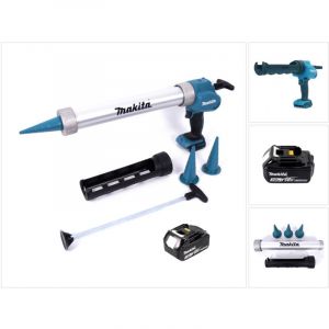Makita DCG 180 F1X Pistolet &agrave; cartouche sans fil 18 V 300 / 600 ml + 1x batterie 3,0 Ah - sans chargeur