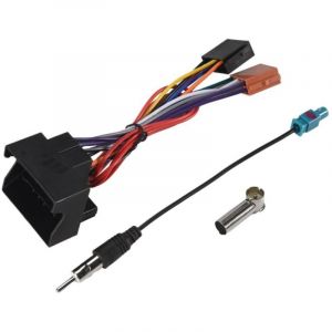 C&acirc;ble de Faisceau C&acirc;blage D'Alimentation ISO Audio St&eacute;R&eacute;O Voiture pour 207 307 407 Adaptateur D'Antenne Radio C2 C5