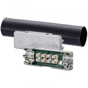 Boîte de répartition Metz Connect 130863-01-E flexible: - rigide: 0.128-0.325 mm² Nombre de pôles: 8 argent 1 pc(s)