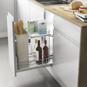 Menage Confort - Panier pain / bouteilles - Largeur : 362 - 368 - Pour caisson de largeur : 400 mm - menage&confort