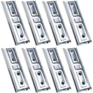 8 paires Supports de Fixation Murale pour Panneau de T&ecirc;te de Lit &agrave; Usage Intensif Connecteur de Verrouillage de Canap&eacute; Sectionnel