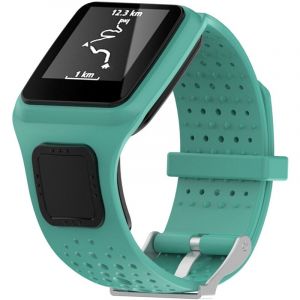 Fei Yu - Bracelet de montre d'aérobic en silicone souple pour TomTom Multi-Sport/Runner (vert)