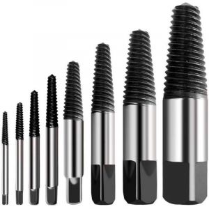 Tigrezy - Extracteur de Vis Cass&eacute; Extracteur de Vis Multi-&eacute;clat&eacute; Kit Duret&eacute; en Acier Inoxydable Extracteur de Boulon de Vis Cass&eacute; Facile &agrave; D&eacute;coller