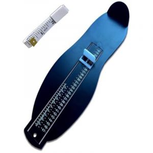 Jauge de pied, Pedimetre Enfants et Adultes, Mesureur de Pieds, Mesure pour D&eacute;terminer la Pointure 18 &agrave; 47 et Ruban &agrave; Mesurer 1.5m, Mesure des pieds