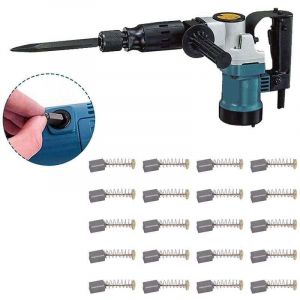 Lot de 20 Balais de Charbon de Rechange pour Outils électriques 8 x 5 x 5 mm pour moteur meuleuse d'angle