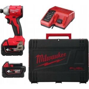 MILWAUKEE Visseuse &agrave; choc 18V 190Nm 2x4Ah M18 BLIDRC-402C - 4933492840