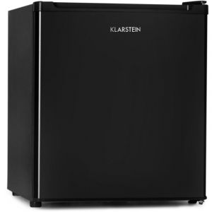 Klarstein Mini Congélateur de Chambre de 34L pour Snacks et Boissons, Petit Congélateur Top Silencieux, Petit Congélateur Camping, 1 Étagère, Noir