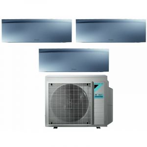 Bluevolution Trial Split Climatiseur rèversible Série emura silver iii 9+9+18 avec 3MXM68N R-32 Wi-Fi intégré 9000+9000+18000 Couleur Argent