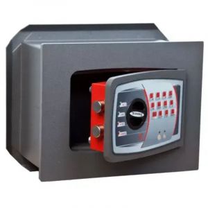 TECHNOMAX &ndash; Coffre-fort &agrave; emmurer &agrave; combinaison &eacute;lectronique digitale, certifi&eacute; EN 14450:18-S1, 2 p&ecirc;nes, 5 L, 21x27x15 cm