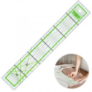 Lablanc - 30 x 5 cm Regle Patchwork,Règle De Mesure En Acrylique Regle de Couture Multifonction,Matériel de Couture Règle Avec Graduations en cm et