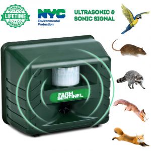 R&eacute;pulsif anti-oiseaux &agrave; ultrasons, &agrave; piles deterrer, peur des pigeons