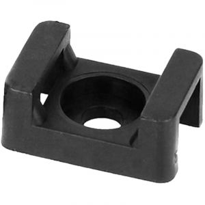 Embase à Visser Pour Collier Rilsan Jusque 4,8mm - Sachet De 100
