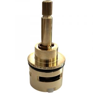 Cristina Ondyna - Cartouche de d&eacute;rivation 3 voies &Oslash;33 en laiton avec disques en c&eacute;ramique, remplacement Cristina Rubinetterie CRICR14410Q00 d&eacute;viateur