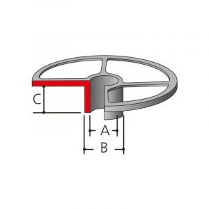 Guides à copier pour Défonceuse Makita RP0900 , RP1800, RP2300, RT0700/Taille:7,7 mm x 9,5 mm x 11,5 mm