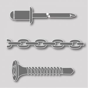 FP - Cornière de panneau perforé 80x80x60x2.5 mm (Par 20)