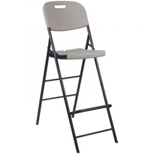 Garden - tabouret de bar à dossier - pliant