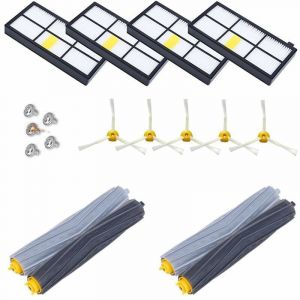 Kit Pi&egrave;ces accessoires pour iRobot Roomba serie 800 850 851 860 865 866 870 871 876 880 885 886 890 891 896 900 960 966 980 ect