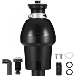 Broyeur de d&eacute;chets pour &eacute;vier de cuisine, 1CV, syst&egrave;me de broyage des d&eacute;chets alimentaires avec montage EZ,3960 tr/min,&eacute;quip&eacute; d'un cordon