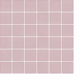 Mosa&iuml;que de gr&egrave;s c&eacute;rame PICCOLO SILK 5x5cm (finition satin&eacute;e) - Pale lilac - bo&icirc;te de m2