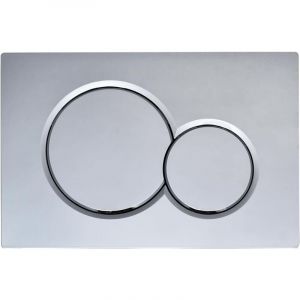 Plaque de D&eacute;clenchement Compatible avec Geberit Sigma 01, UP320,UP300, UP720, Plaque de D&eacute;clenchement avec Cadre de Montage, Pi&egrave;ces de Rechange pour