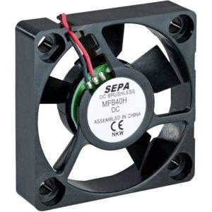 MFB40H12L-003 Ventilateur axial 12 v/dc 7.08 m³/h (l x l x h) 40 x 40 x 10 mm - Sepa